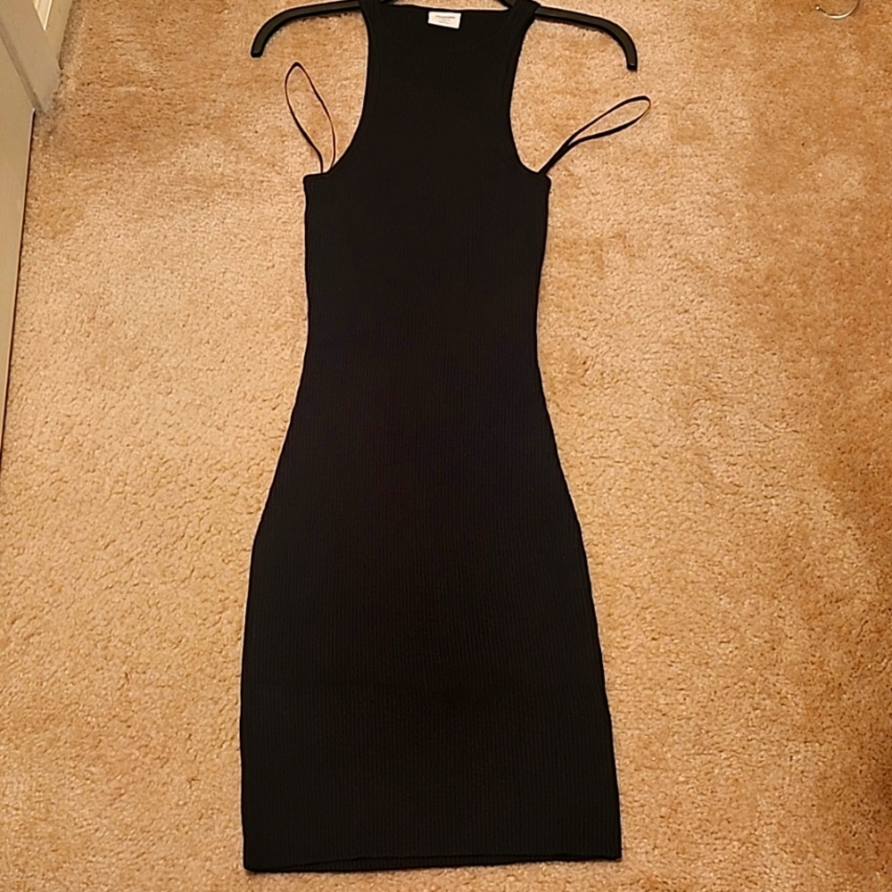 A&F Black womens sweater dress